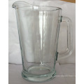 glass measuring pouring jug with spout